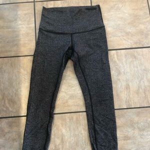 Lululemon high rise leggings, EUC, 6